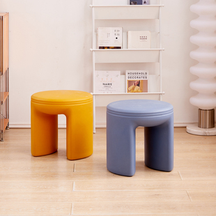 矮凳换鞋凳板凳塑料胶儿童家用加厚等位凳子圆形凳时尚迷你小茶几