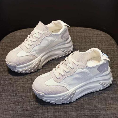 厚底内增高7CM老爹鞋女鞋2025秋冬季新款德训鞋休闲运动板鞋透气