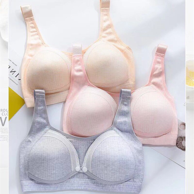 孕妇喂奶内衣纯棉无钢圈防走光胸罩前开扣哺乳文胸怀孕期背心薄款,孕妇装/孕产妇用品/营养,哺乳文胸,淘宝优惠券,粉丝福利购,淘宝优惠卷