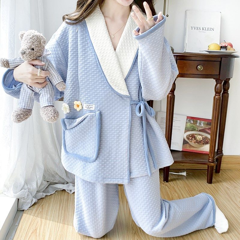 空气棉月子服秋冬产后纯棉哺乳两件套孕妇睡衣春秋怀孕期产妇家居,孕妇装/孕产妇用品/营养,家居服套装,淘宝优惠券,粉丝福利购,淘宝优惠卷