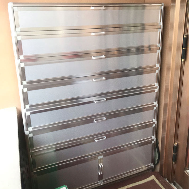 加厚简易不锈钢鞋柜家用门口新款多层防水防晒带门防尘铝合金鞋架,住宅家具,鞋柜,淘宝优惠券,粉丝福利购,淘宝优惠卷