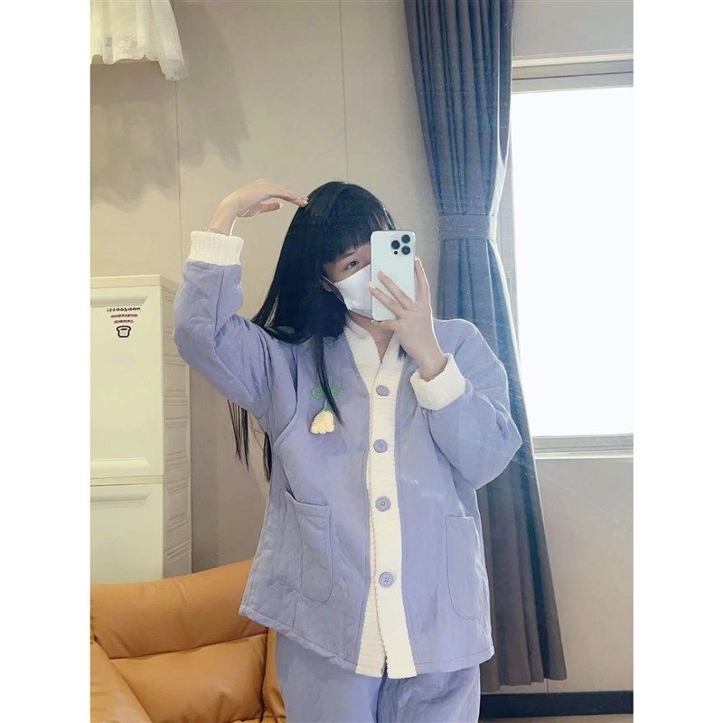 秋冬空气棉月子服孕妇哺乳喂奶睡衣产后纯棉10月份冬季加厚家居服,孕妇装/孕产妇用品/营养,家居服套装,淘宝优惠券,粉丝福利购,淘宝优惠卷