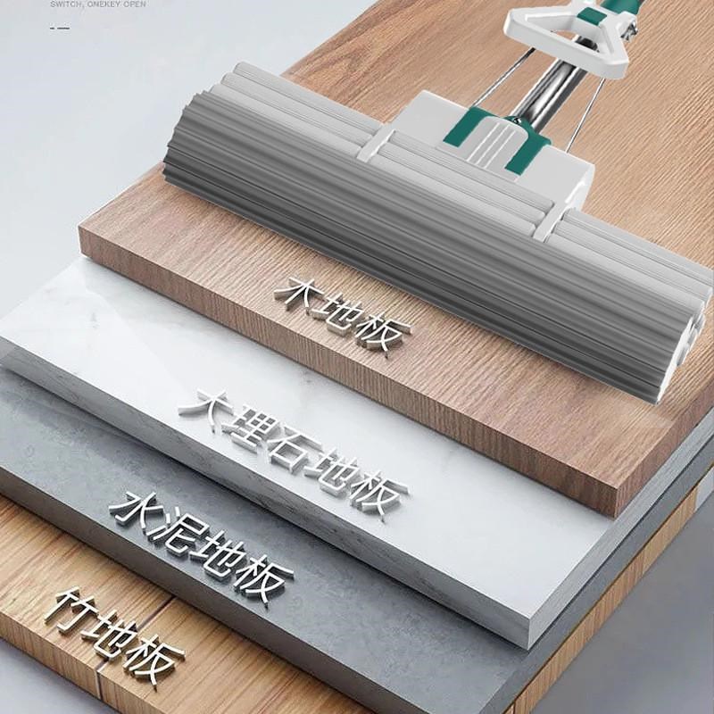 海绵拖把头免手洗2021新款家用拖地神器胶棉吸水一拖地拖布大