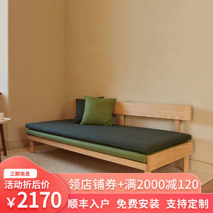 实木推拉沙发床多功能客厅两用可折叠榻榻米双人小户型伸缩抽拉床