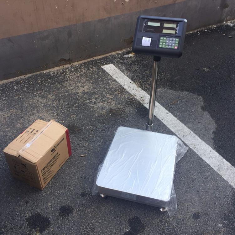 市场二维码打电子台秤 印15kg/10TCD80800g子秤 标电签打印台面秤 - 实物图
