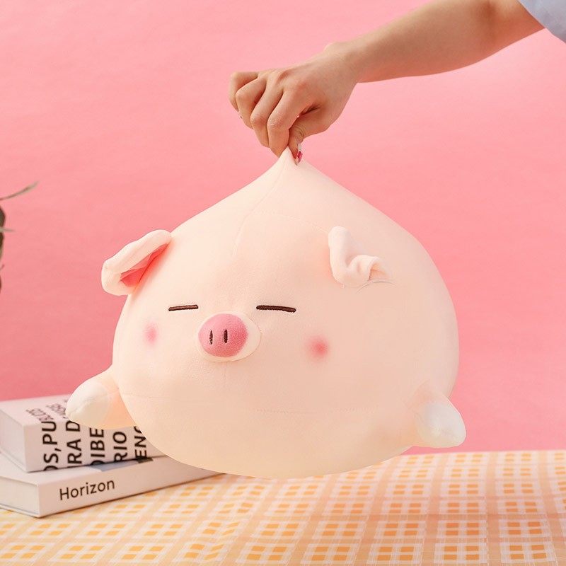 小猪抱枕粉色趴趴猪公仔超软萌毛绒玩具床上睡觉枕头男朋友女生大