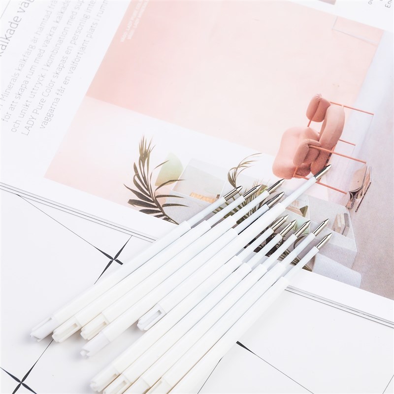 塑料G2笔芯0.5水性芯424中性笔芯按动笔芯黑色蓝色红色替芯