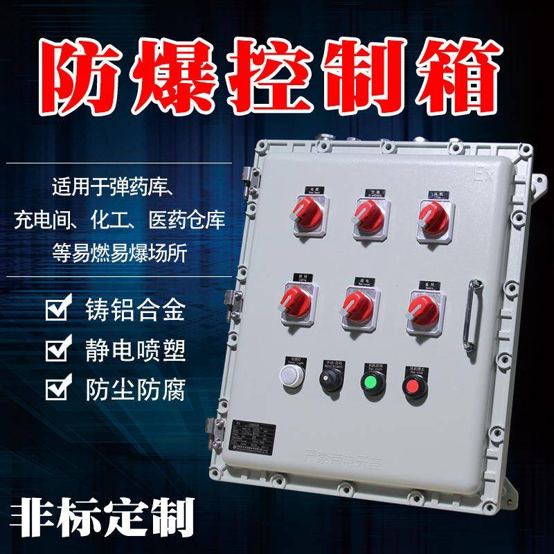 防爆配电箱多回路照明动力检修箱开关控制柜触摸屏温控仪表箱机柜