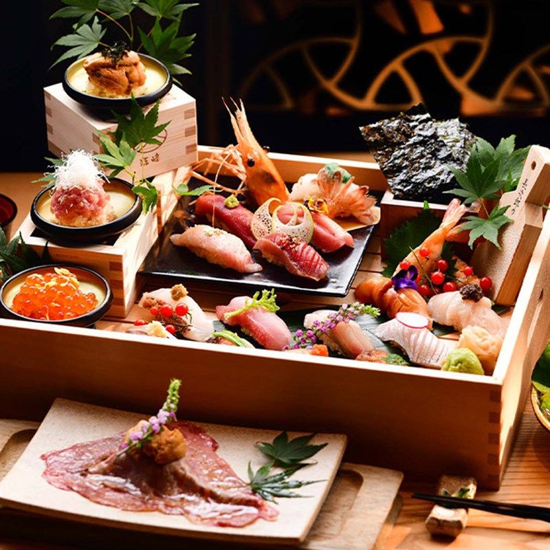 三文鱼生鱼片展示盒烤鸟保鲜盒料理盘牛肉盘木制寿喜烧火锅,餐饮具,盘,淘宝优惠券,粉丝福利购,淘宝优惠卷
