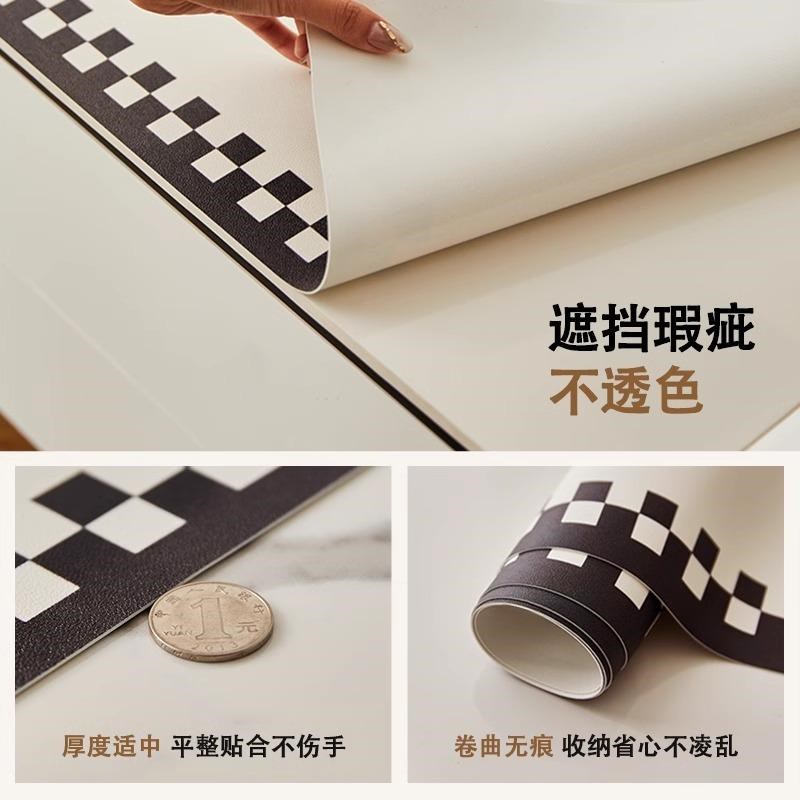 电视柜防水防油桌垫极简轻奢高级感台面保护垫子餐桌酒柜鞋柜桌布