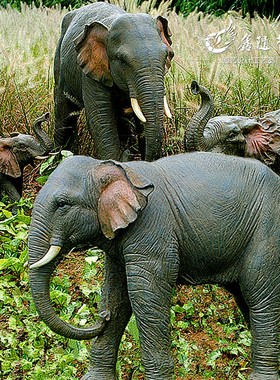 大象摆件 园林景观雕塑 房地产景区商场美陈招财装饰品动物工艺品