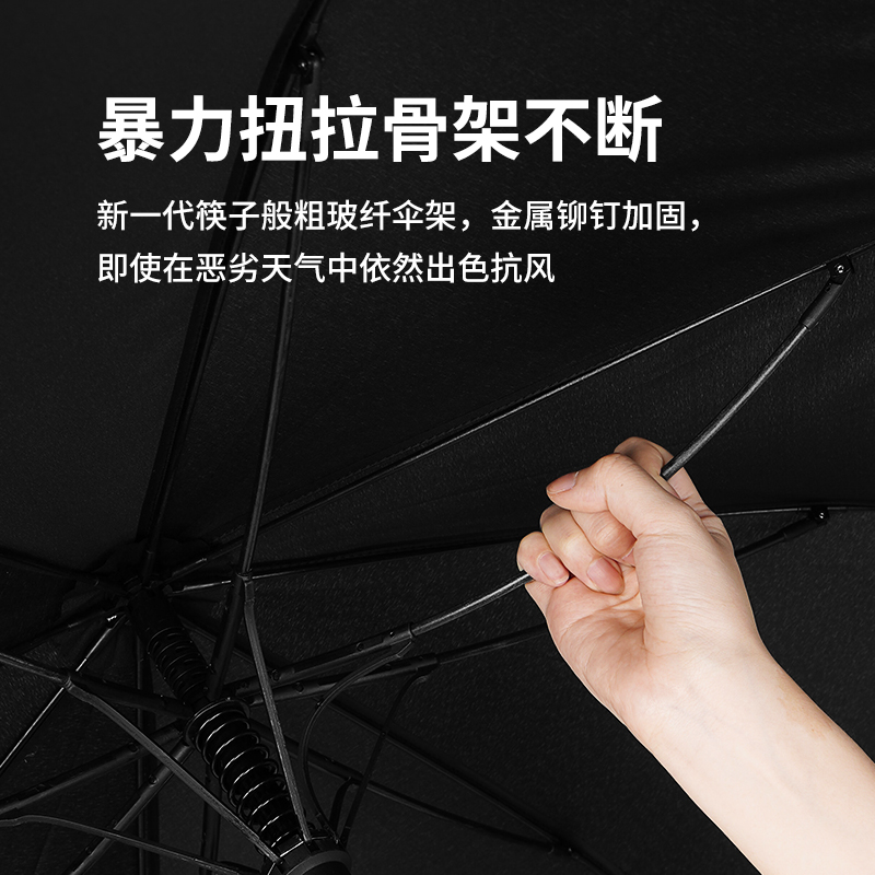 沃尔沃雨伞XC6090汽车用品4S全自动长柄折叠超大定制logo