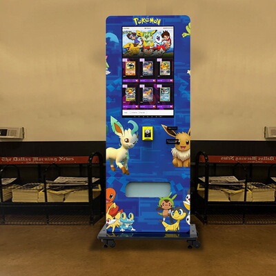 Pokemon vending machine 宝可梦卡牌自动售货机皮卡丘卡片售卖机