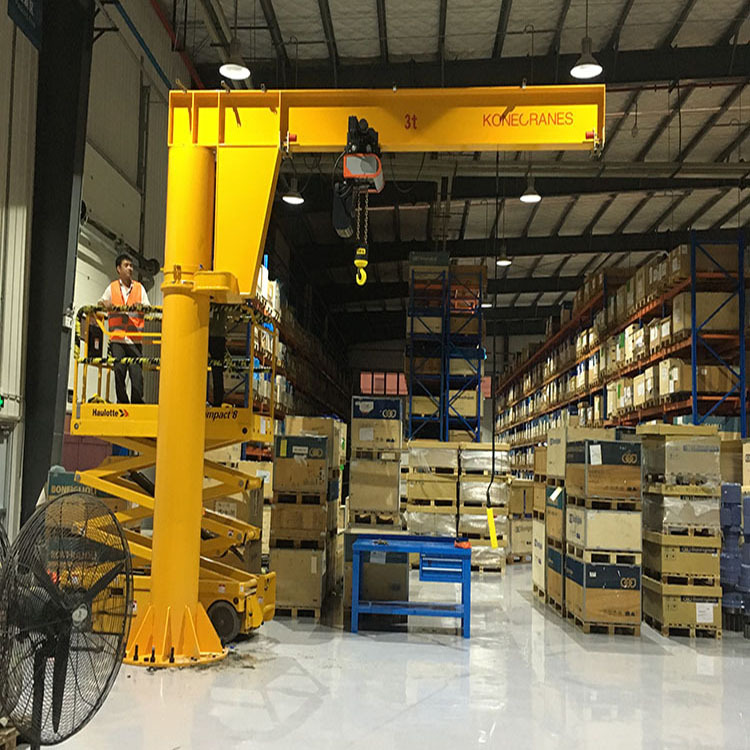 立柱式悬臂吊1吨2吨3吨5吨电动旋转小型悬臂吊机起重龙门吊