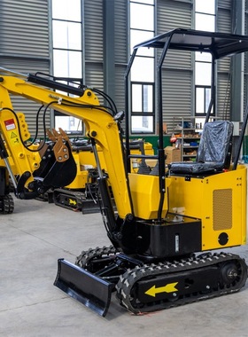 小型农用挖掘机 HT12型室内作业迷你挖机  HIGHTOP家用微型挖沟机