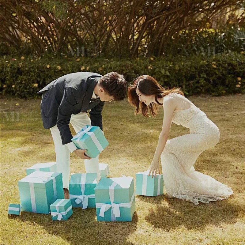 大礼盒空盒装饰礼物盒道具堆头橱窗开业活动场景布置