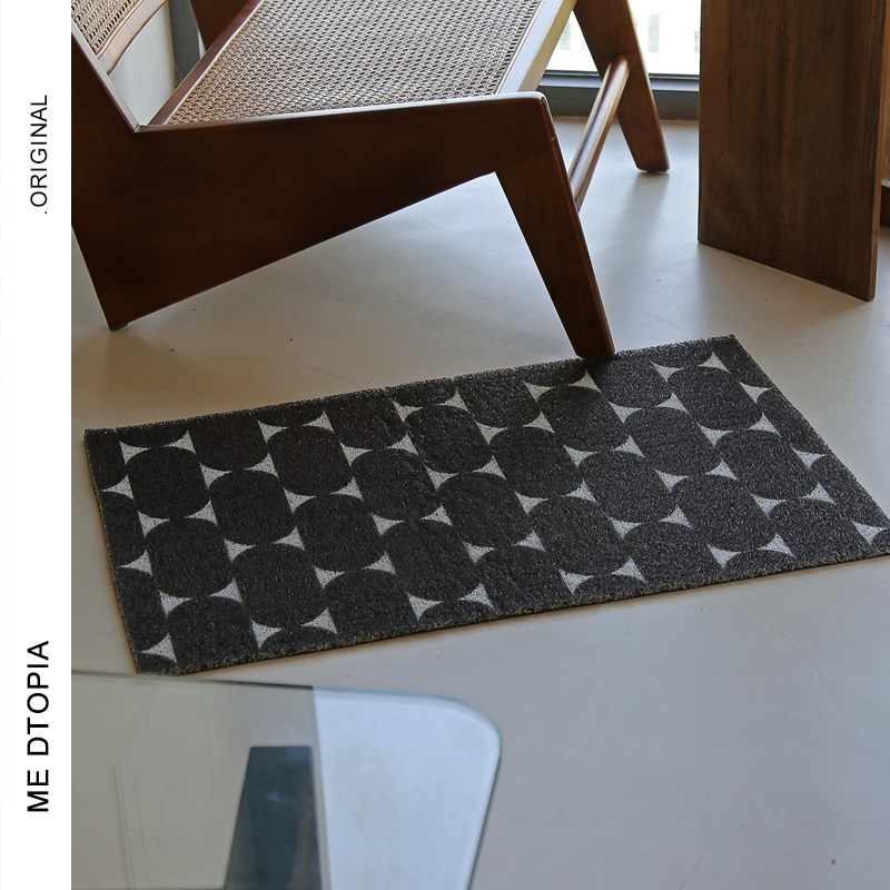 复古风超厚超密p材质入户垫玄关厨房阳台防尘防土除灰