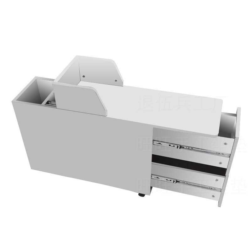 隐藏暗格边几定制边柜面板推拉简约现代客厅缝隙柜夹缝扶手角几柜