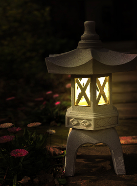 户外复古庭院太阳能装饰灯 摆件景观花园 布置阳台造景创意别墅