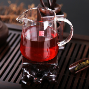 加厚公道杯海璃公道公优质耐热玻璃功夫茶具杯杯茶玻分茶器