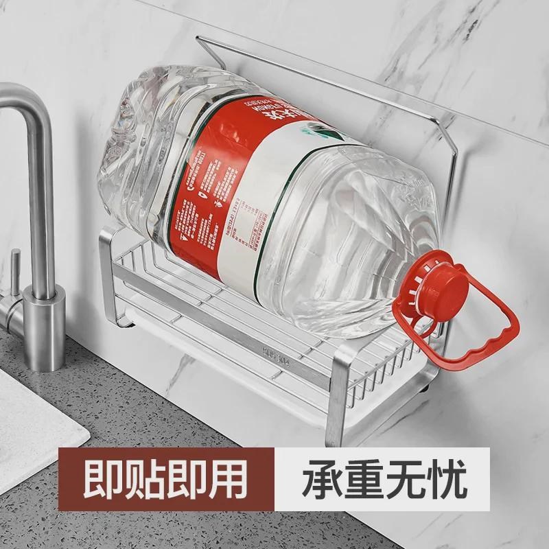 304不锈钢抹布沥水架壁挂厨房水槽挂篮洗碗海绵收纳置物架免打孔