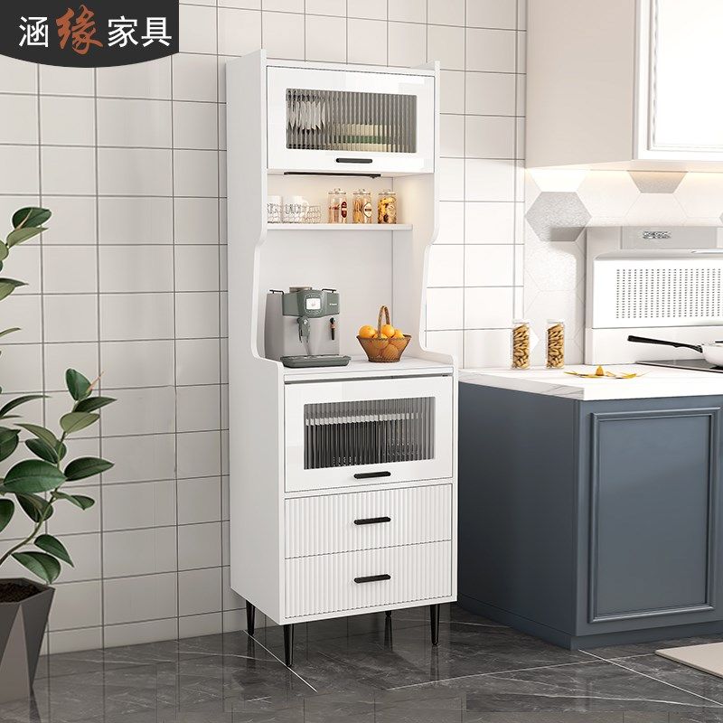 岩板餐边柜小户型一体靠墙现简约厨房微波炉柜窄柜7G,住宅家具,餐边柜,淘宝优惠券,粉丝福利购,淘宝优惠卷