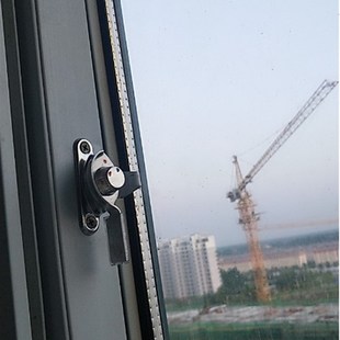 塑钢窗锁扣平移铝合金门窗月牙锁移门窗户拉门推拉窗扣窗锁