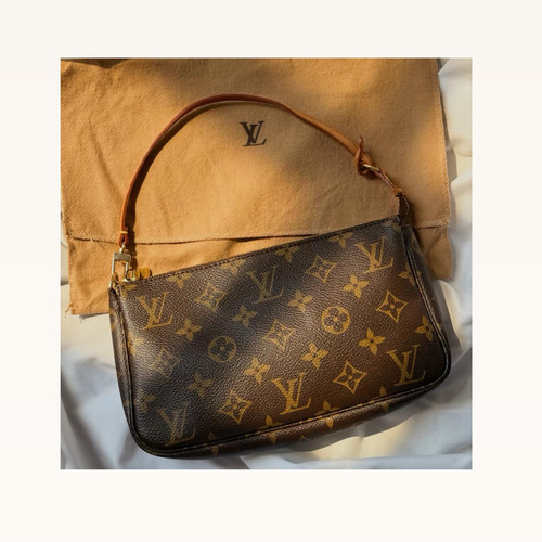 【98新】Louis Vuitton/【中古大号麻将】/植鞣革修复