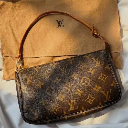 【98新】Louis Vuitton/【中古大号麻将】/植鞣革修复