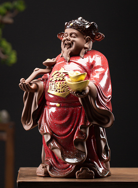 久造陶瓷招财摆件新居乔迁店铺开业礼品桌面软装饰品