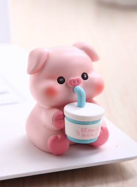 桌面摆件止怒小猪毕业不要喊妈礼物实用送老师