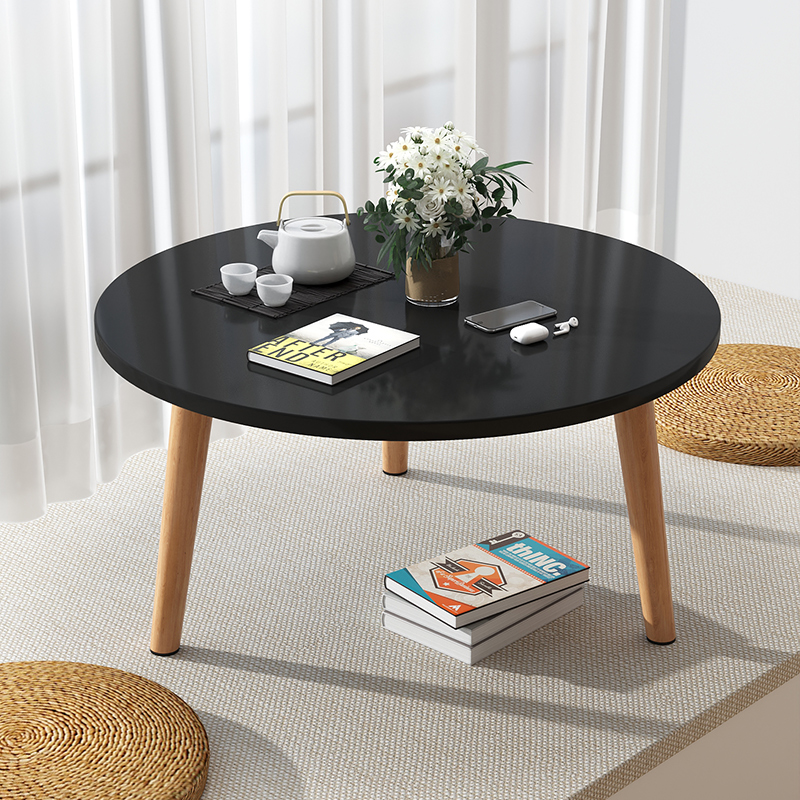 飘窗小桌子卧室坐地小型茶几榻榻米阳台简约矮桌子网红迷你小圆桌