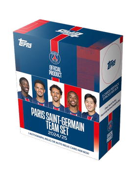 Topps PSG Team Set24-25赛季DECK BOX巴黎圣日耳曼队盒球星卡