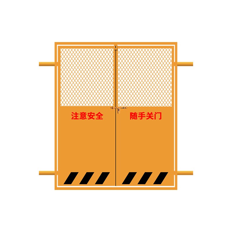 施工电梯安全门工地楼层人货梯升降机防护门基坑护栏电梯井口防护