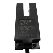 图克牌 光电开关 SU-07X 槽型U型色标传感器 可调灵敏度