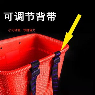 背带背系布背篓尼龙加厚加宽家用箩筐夹箩绳塑料背筐背篼绳子带子