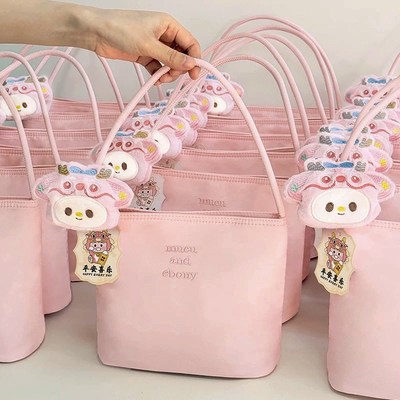 伴手礼手提袋子结婚伴娘喜糖盒宝宝满月宴十岁生日礼物实用礼品袋