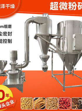 催化剂不锈钢超微粉碎机 山梨酸钾工业粉碎机 香精香料超细磨粉机