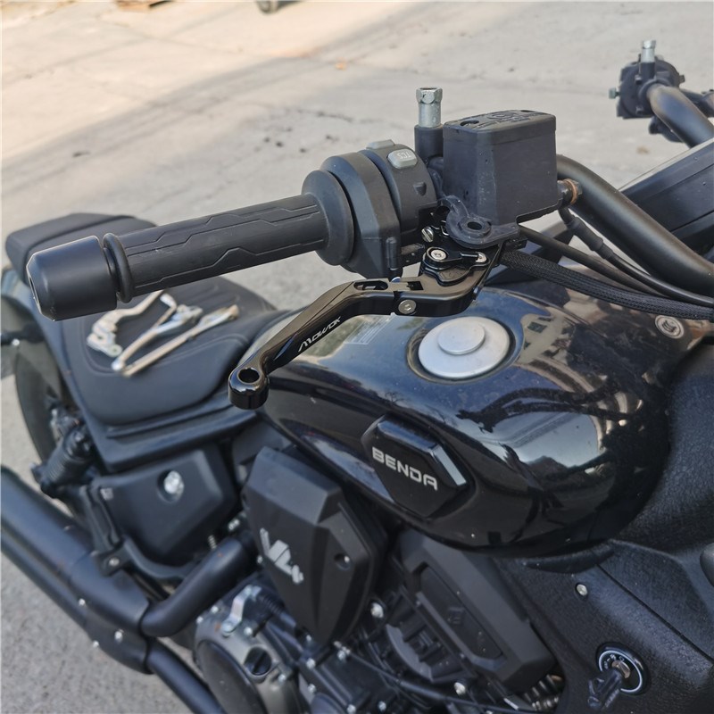 适用奔达 黑旗0 燎700 700改装铝合金刹车手把离合牛角拉杆