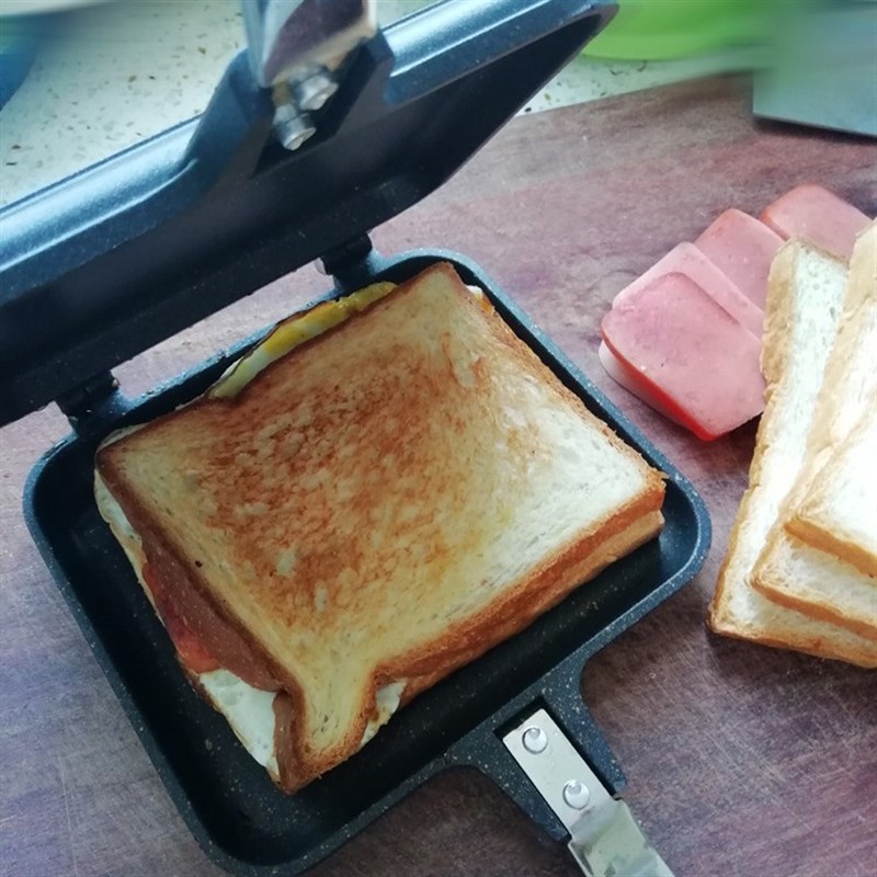 家用三明治模具双面烤盘双面煎锅早餐锅三明治煎锅牛排锅