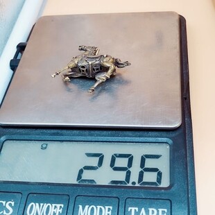 实心黄铜马上发财挂件钥匙扣生肖铜马挂饰搭配吊坠复古手工小摆件