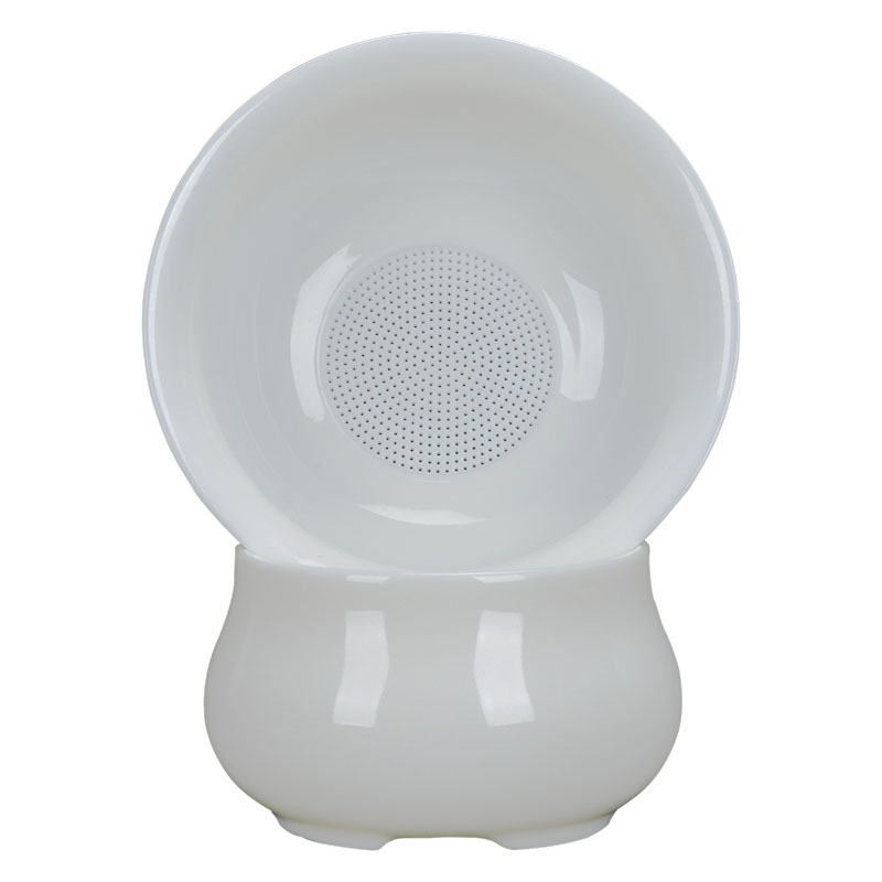 陶瓷茶漏器全瓷一体茶漏网泡茶叶过滤网创意茶隔隔离茶滤茶具配件