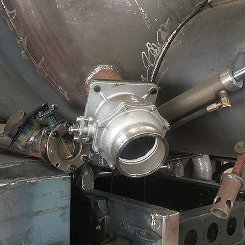 方型球阀槽车阀洒水吸粪吸污排污油罐法兰直通DN150不锈钢201 304