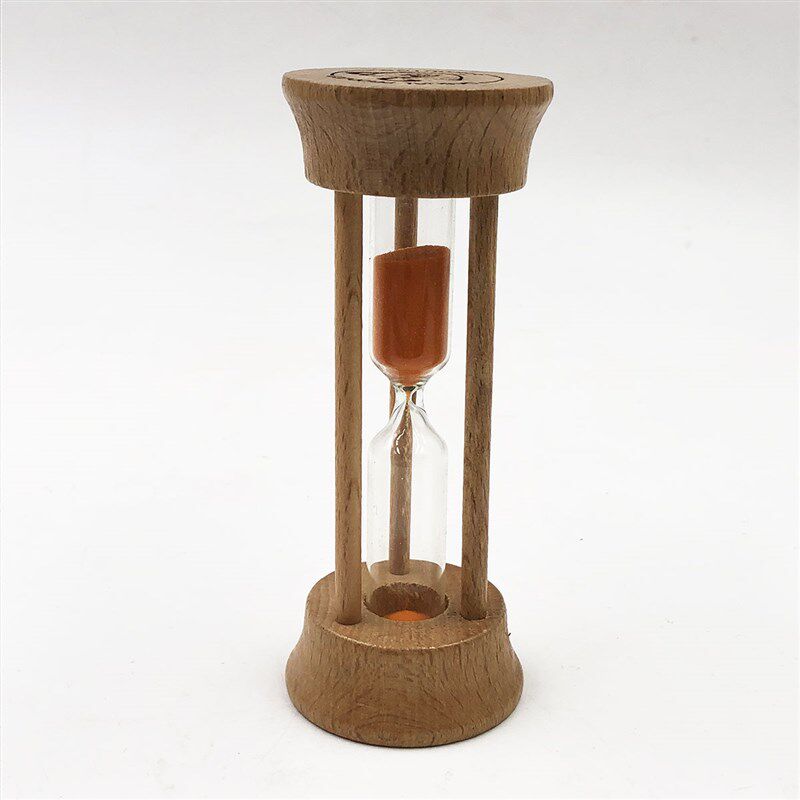 高木质沙漏 10/15/20/30/90秒计时器 1/2/3/4/5/7/10分钟沙漏