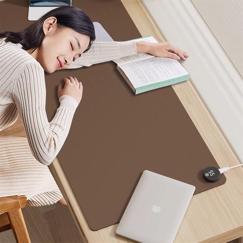 加热鼠标垫电脑桌2024新款超大办公桌学生学习发热暖垫加热垫1827