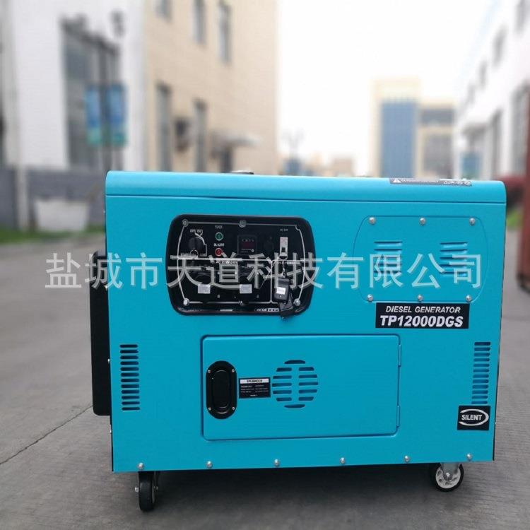 （厂家特卖）双缸柴油发电机组10千瓦单相电启动10KW