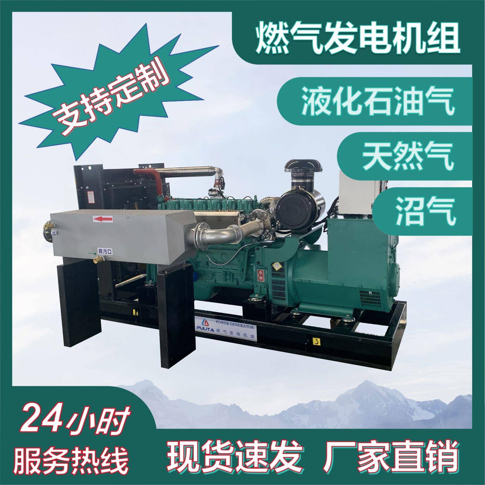 20千瓦500KW天然气发电机热电联产LPG发电机组GasGenerator