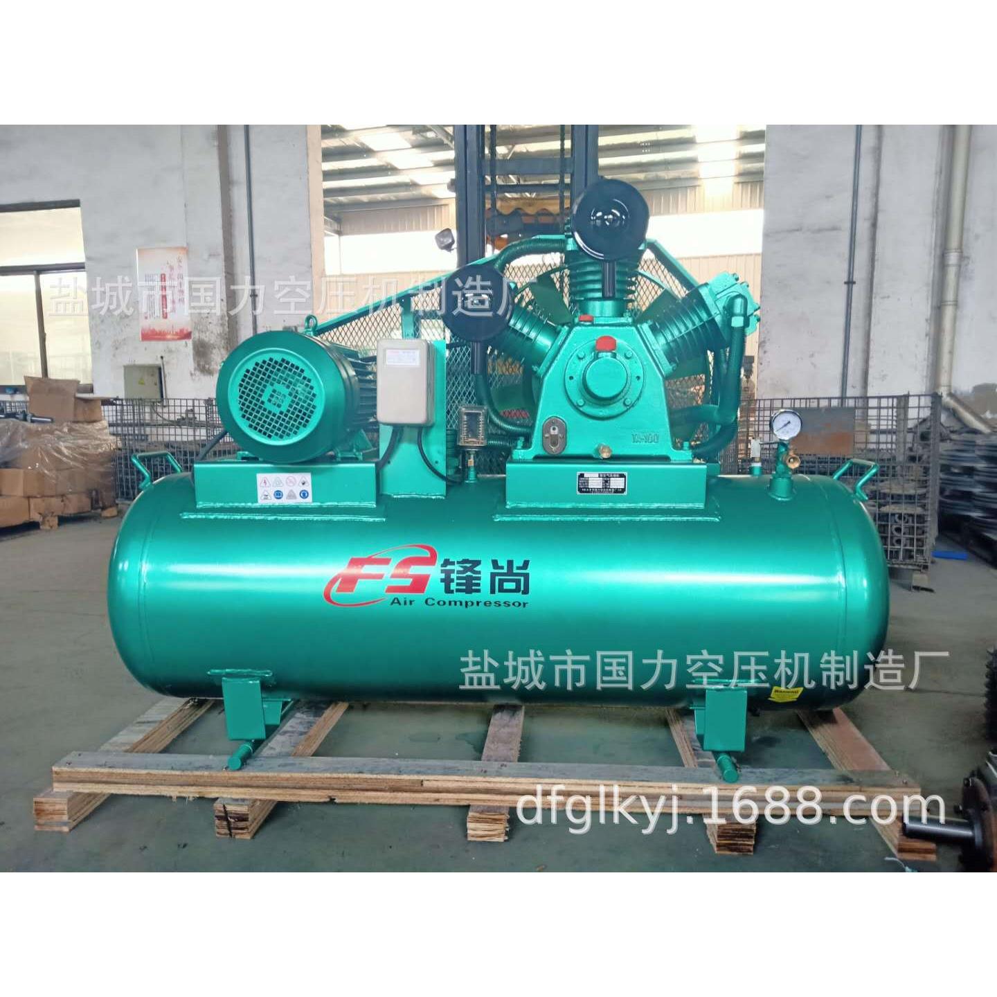 厂家直销W-1.6/10空压机-320L活塞皮带式空气压缩机