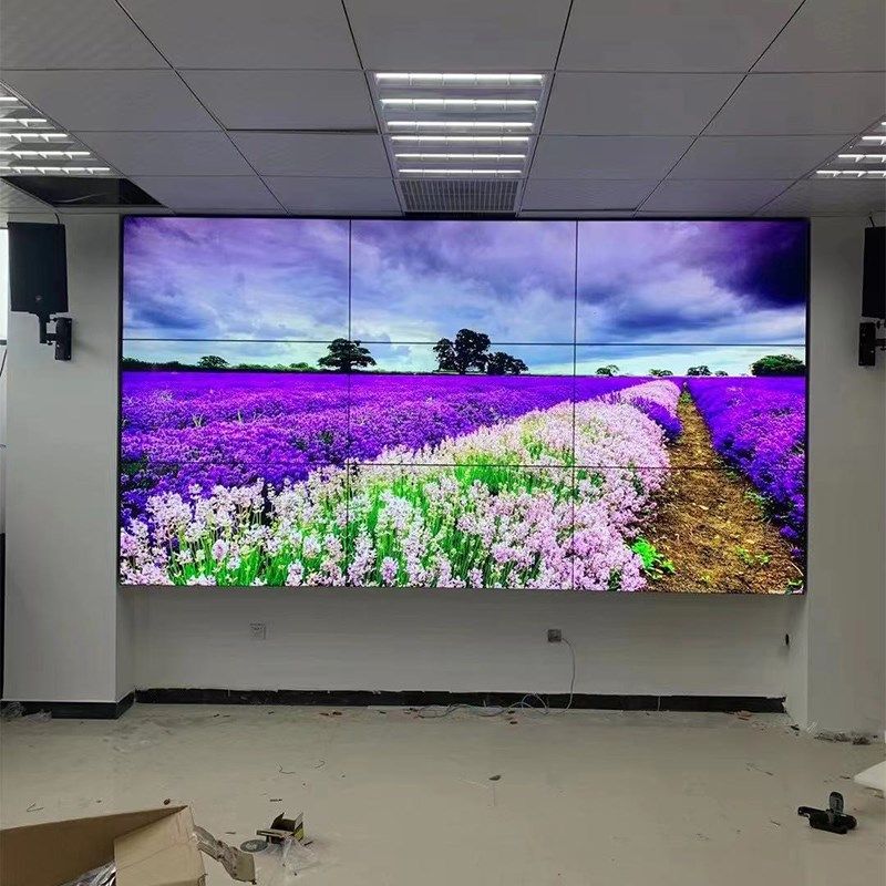 200寸4K显示器超大电视机会议室监控无缝液晶防爆LED多屏拼接屏