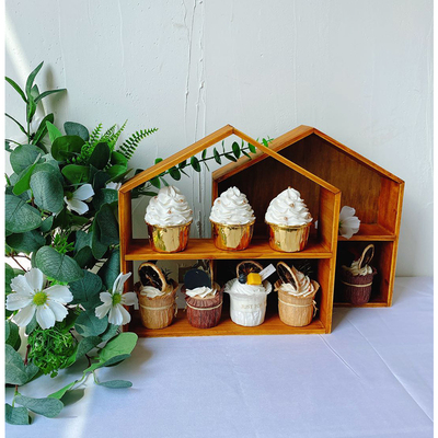 婚庆甜品台木头房子摆件木质蛋糕架甜品展示架拍照道具